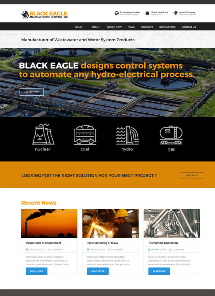 Black Eagle Website