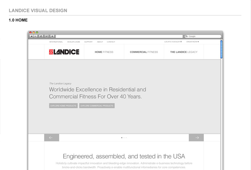 Landice wireframe